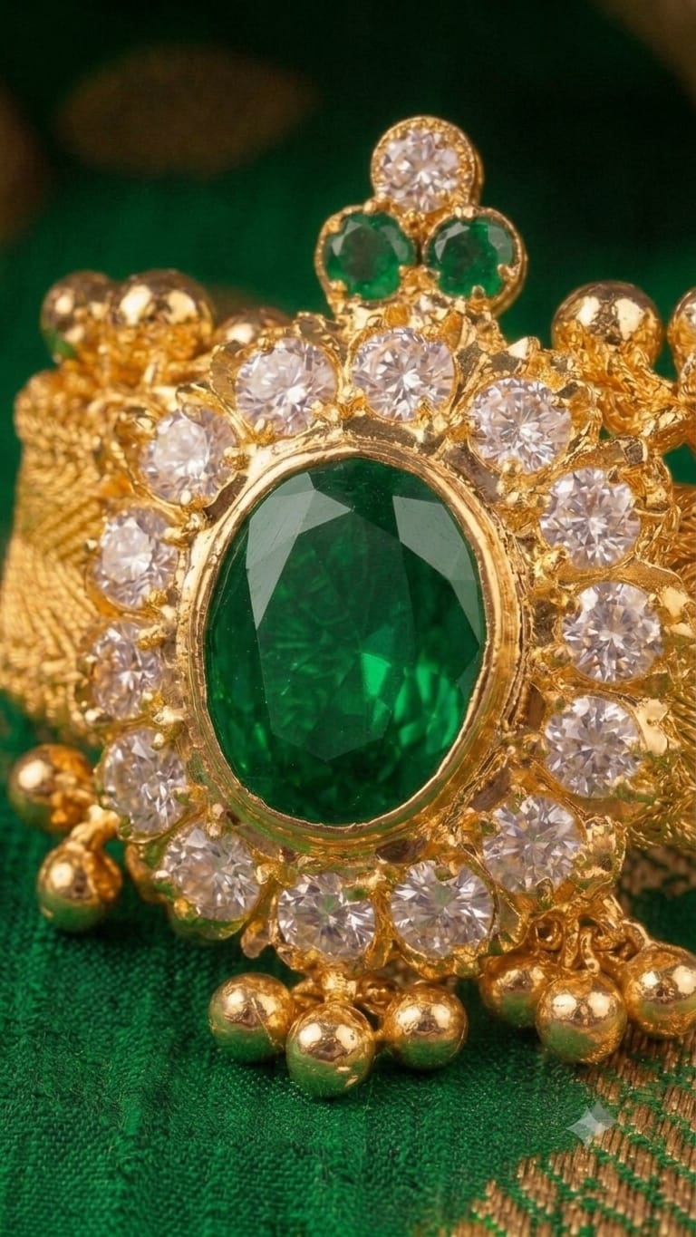 Heritage GREEN STONE Bajuband