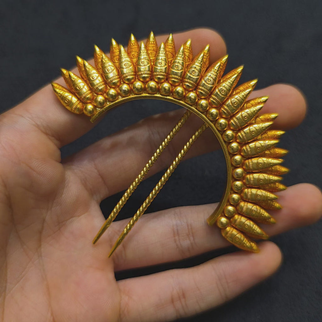 Surya Vamsha 925 Silver Kesh Pin