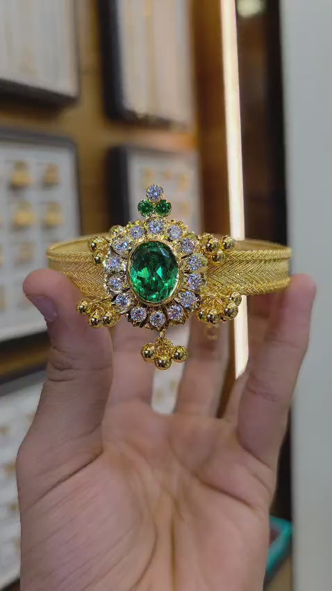 Heritage GREEN STONE Bajuband