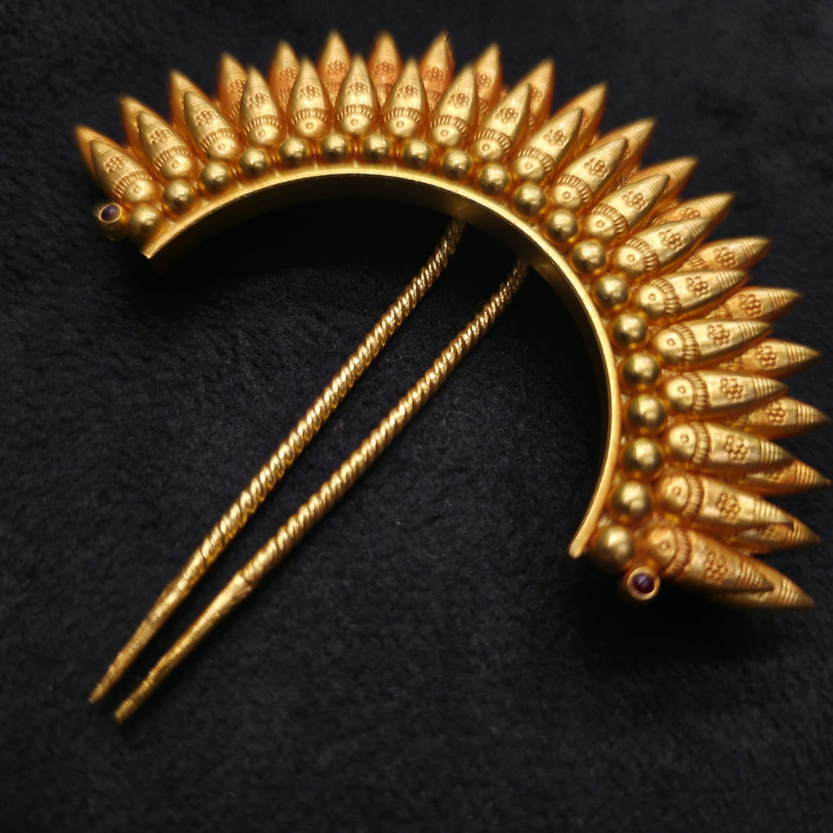 Surya Kiran Heritage 925 Silver Kesh Pin