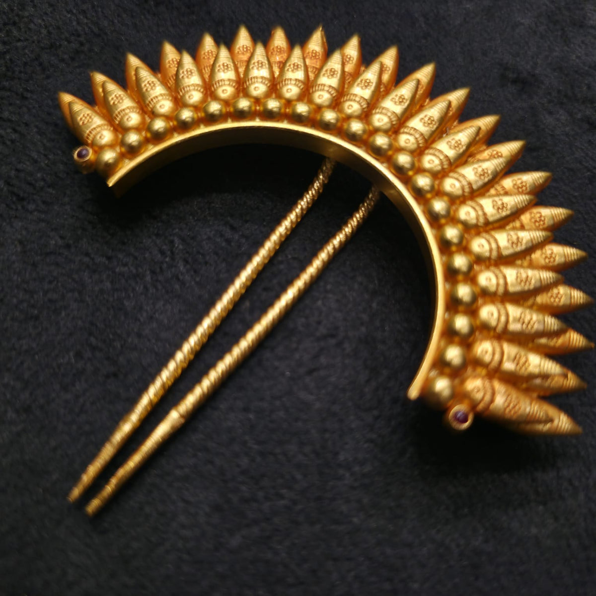 Surya Kiran Heritage 925 Silver Kesh Pin