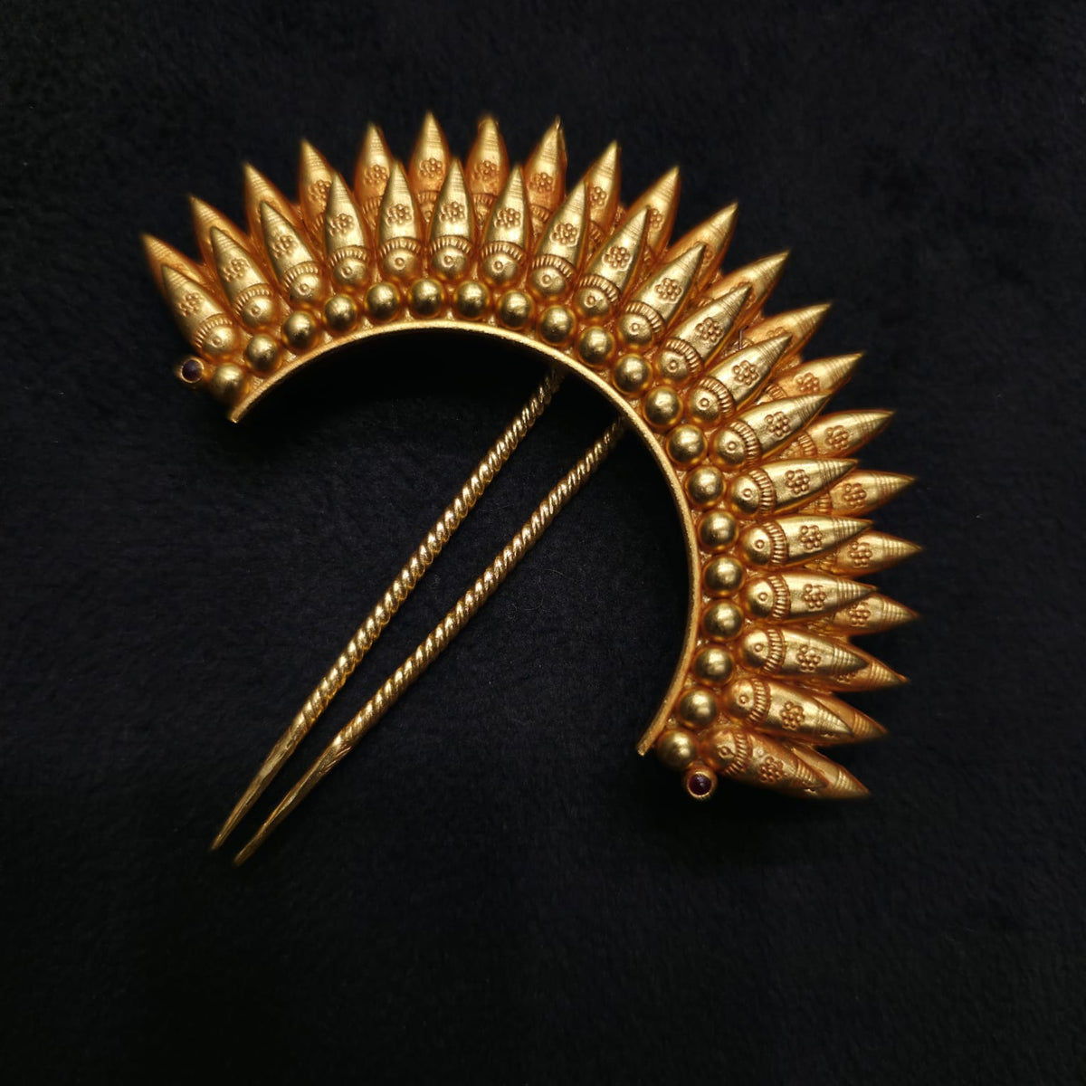 Surya Kiran Heritage 925 Silver Kesh Pin